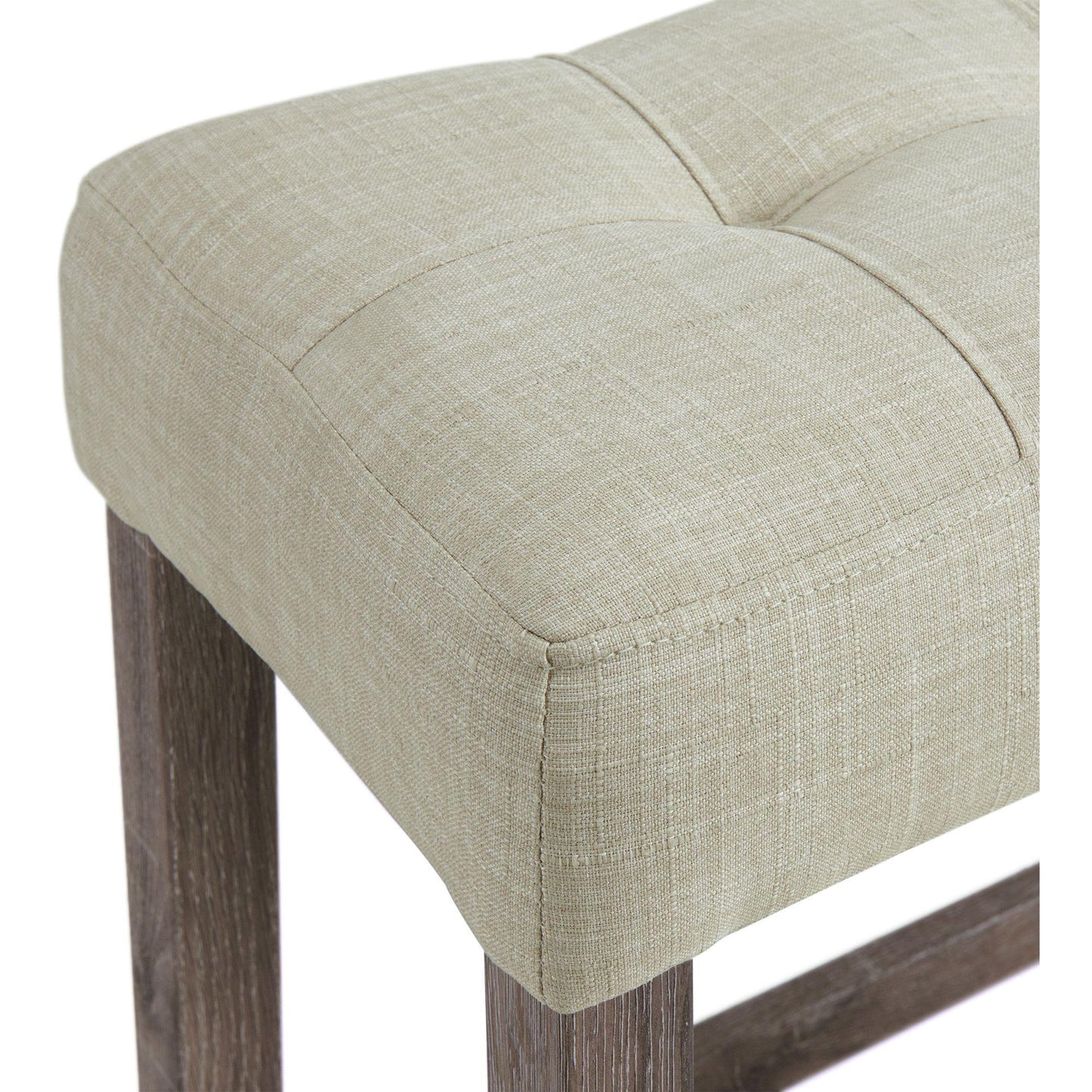 Elements International Oak Lawn Grey Bar Table Single Pack (Table + 3 Tan Fabric Stools) - American Furniture of Slidell