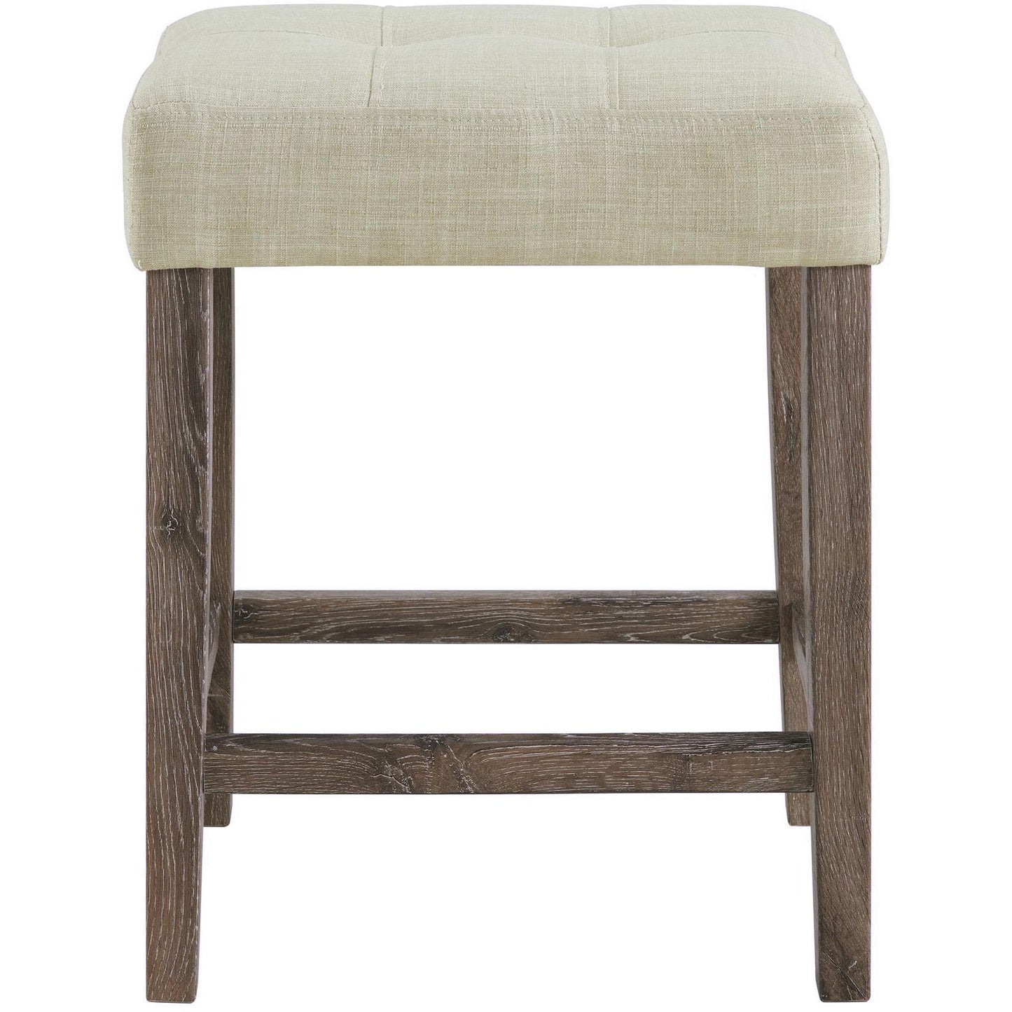 Elements International Oak Lawn Grey Bar Table Single Pack (Table + 3 Tan Fabric Stools) - American Furniture of Slidell
