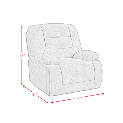 Elements International Odessa U - 17750 - 11582 - 105PPP Recliner - American Furniture of Slidell