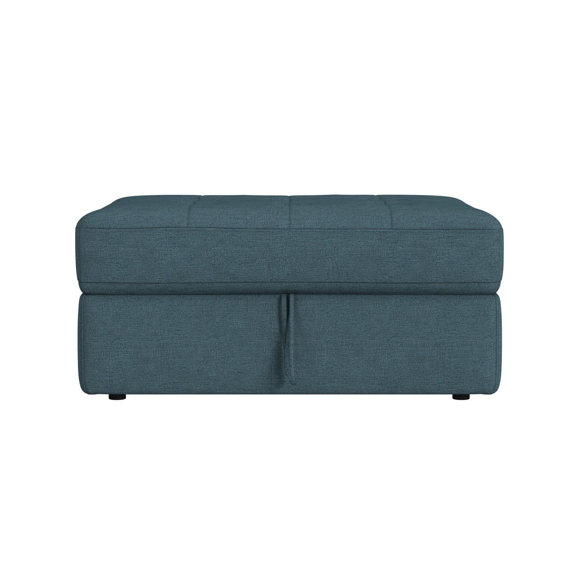 Elements International Options One U - 15020 - 11407 - 001 Storage Ottoman - American Furniture of Slidell