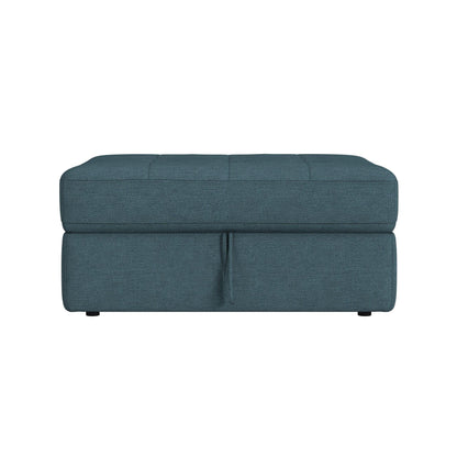 Elements International Options One U - 15020 - 11407 - 001 Storage Ottoman - American Furniture of Slidell