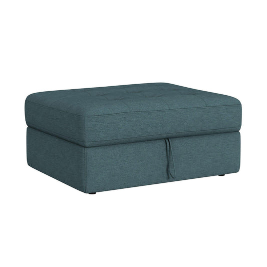 Elements International Options One U - 15020 - 11407 - 001 Storage Ottoman - American Furniture of Slidell