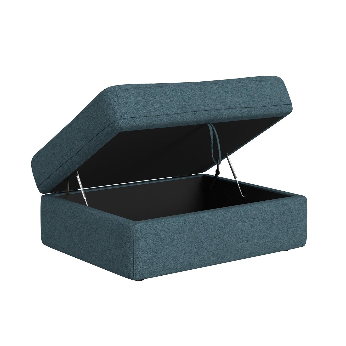 Elements International Options One U - 15020 - 11407 - 001 Storage Ottoman - American Furniture of Slidell