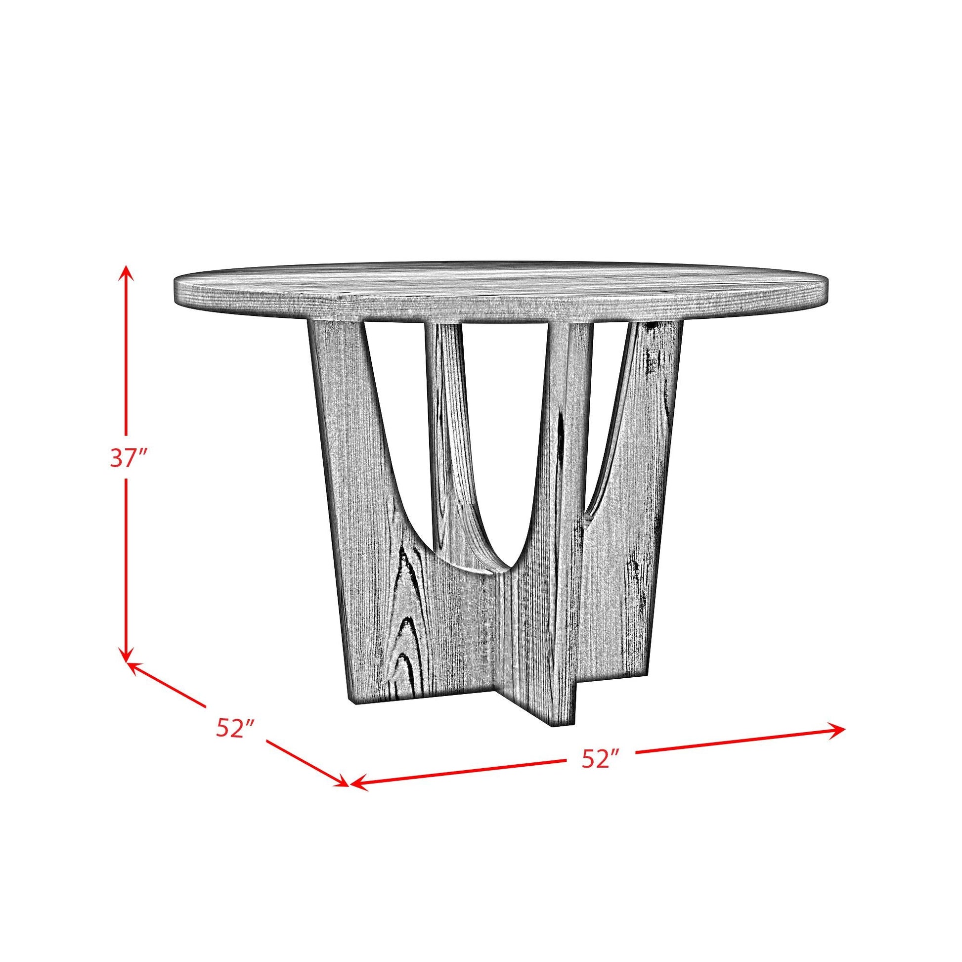 Elements International Oregon D - 17380 - 8 - CT1 Round Counter Table - American Furniture of Slidell