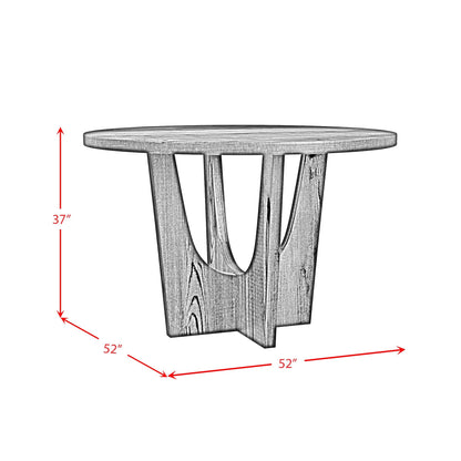 Elements International Oregon D - 17380 - 8 - CT1 Round Counter Table - American Furniture of Slidell