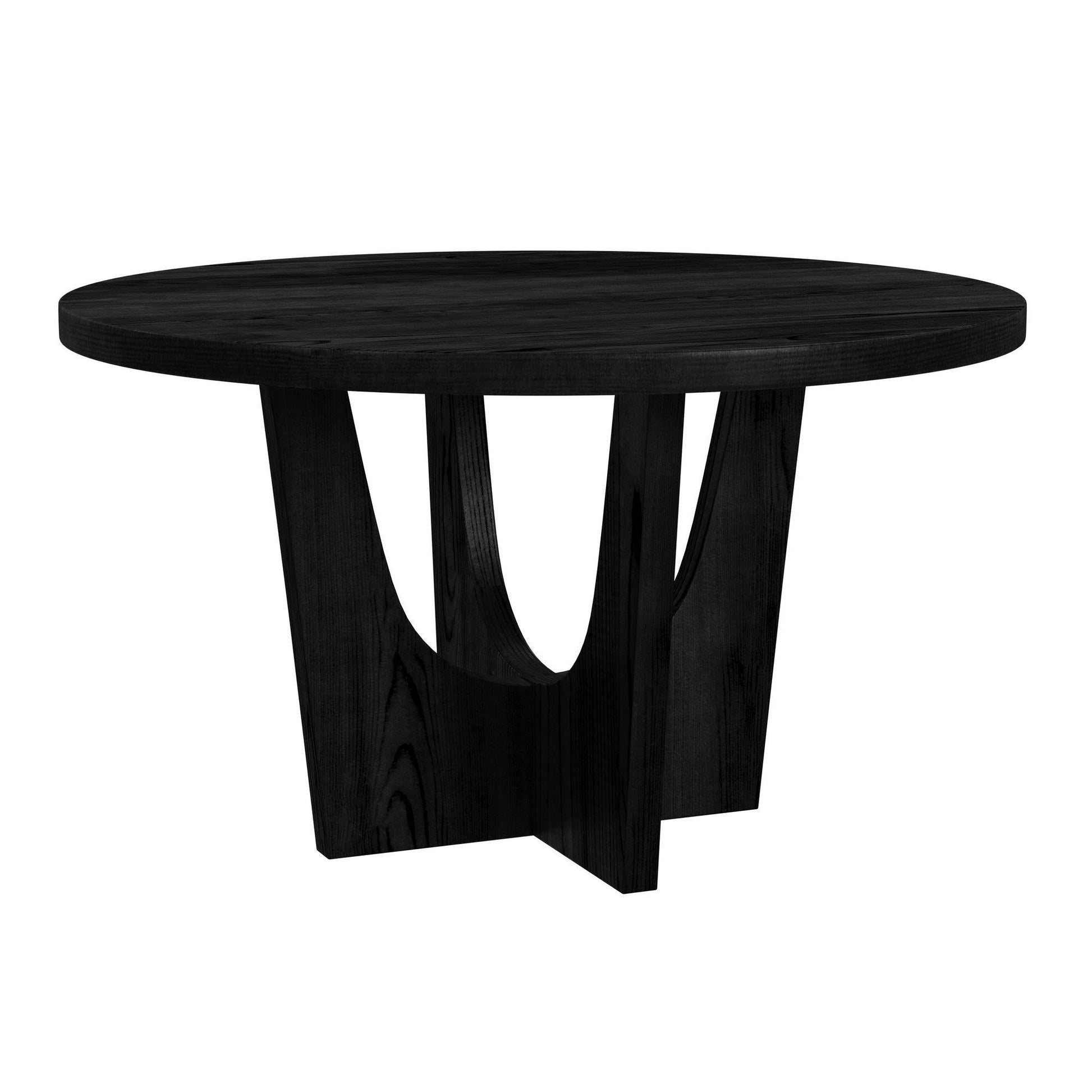 Elements International Oregon D - 17380 - 8 - DT1 Round Dining Table - American Furniture of Slidell