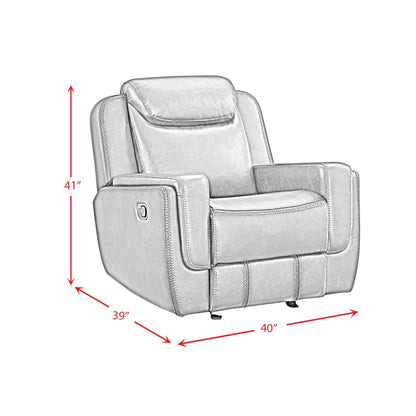 Elements International Panther U - 11580 - 10740 - 107 Glider Motion Recliner - American Furniture of Slidell