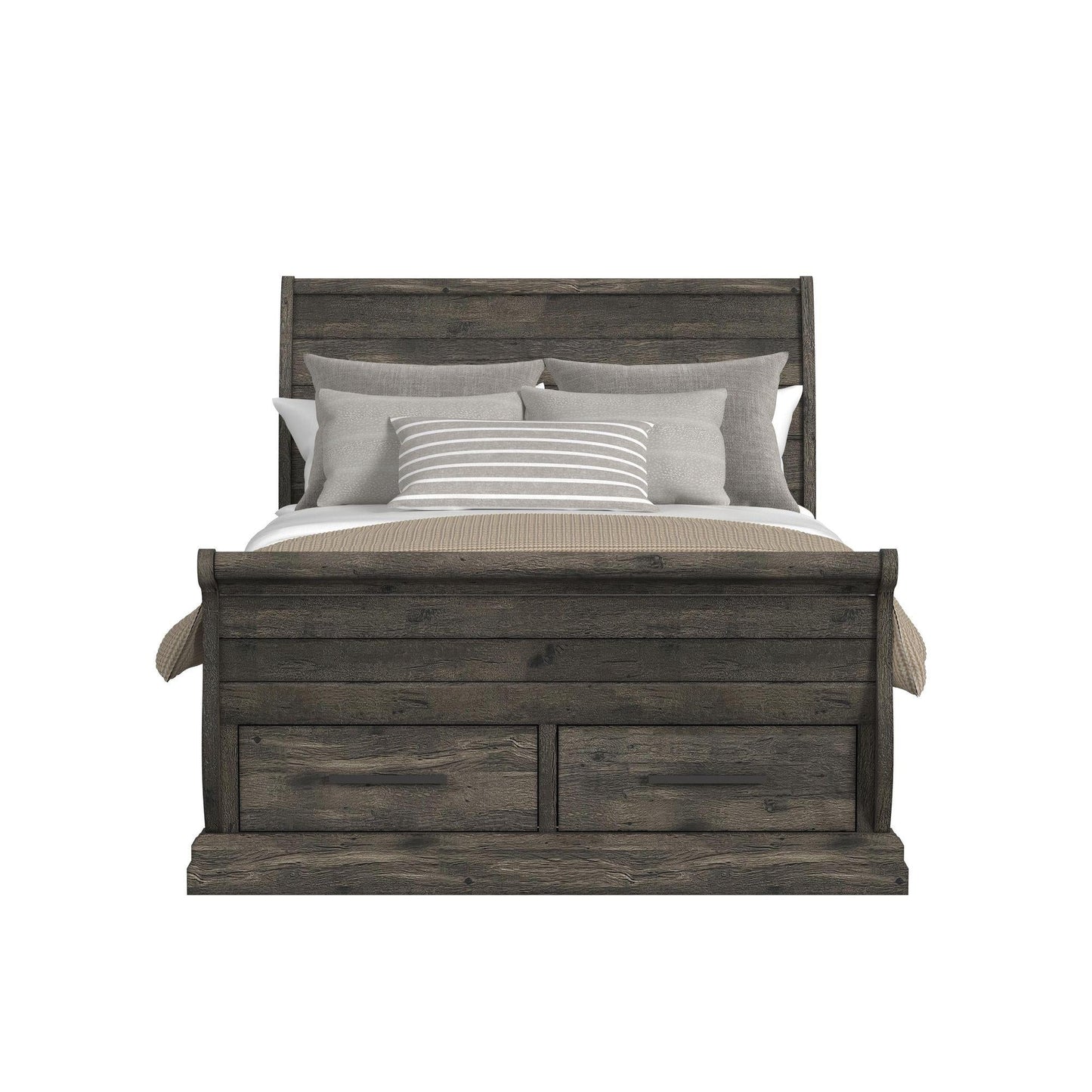 Elements International Park Ridge B - 13130 - 8 - FSLB Full Sleigh Storage Bed - American Furniture of Slidell