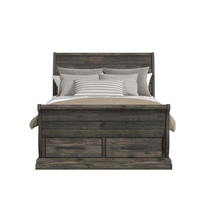 Elements International Park Ridge B - 13130 - 8 - FSLB Full Sleigh Storage Bed - American Furniture of Slidell