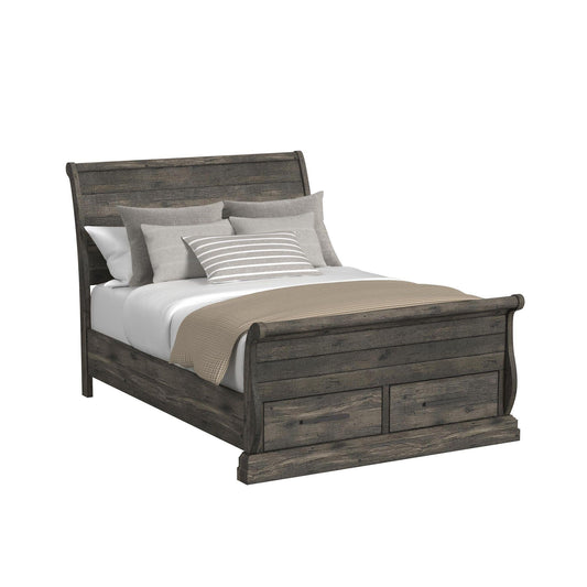 Elements International Park Ridge B - 13130 - 8 - FSLB Full Sleigh Storage Bed - American Furniture of Slidell