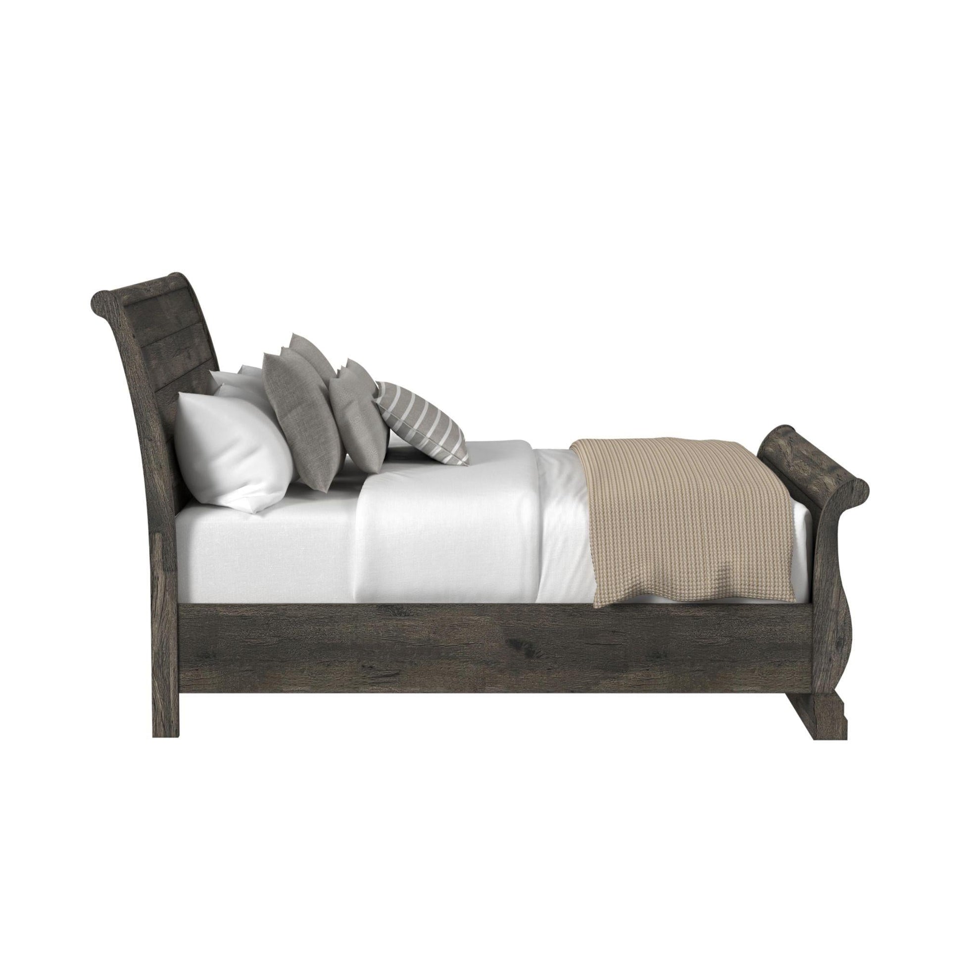 Elements International Park Ridge B - 13130 - 8 - FSLB Full Sleigh Storage Bed - American Furniture of Slidell
