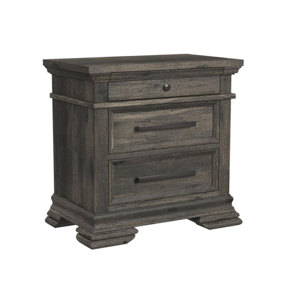Elements International Park Ridge B - 13130 - 8 - NS 3 - Drawer Nightstand - American Furniture of Slidell