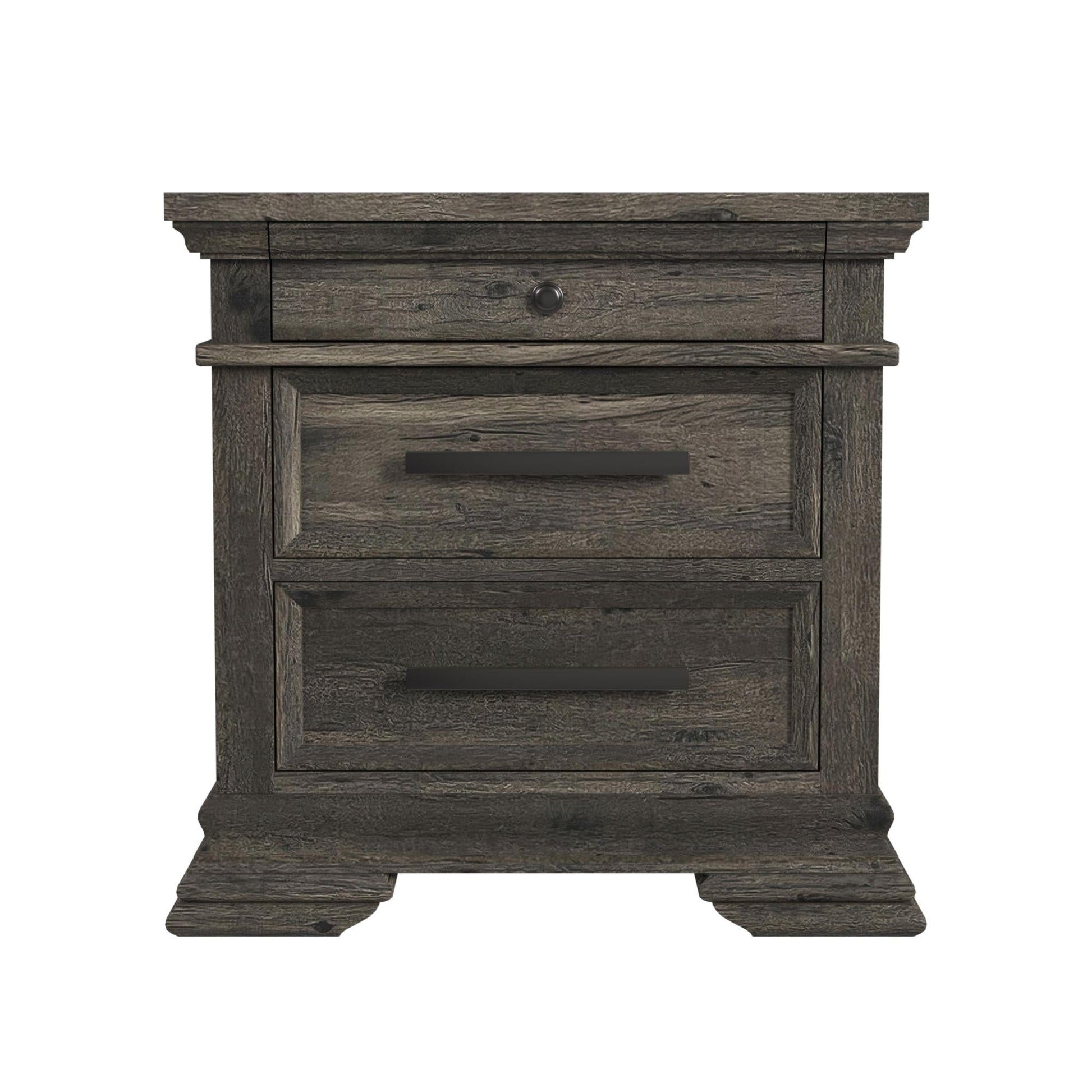 Elements International Park Ridge B - 13130 - 8 - NS 3 - Drawer Nightstand - American Furniture of Slidell