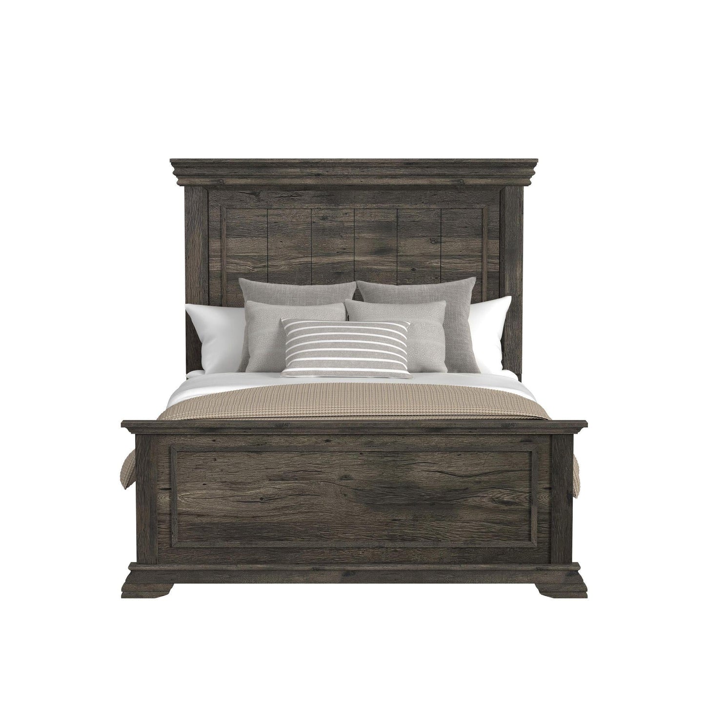 Elements International Park Ridge B - 13130 - 8 - QB Queen Panel Bed - American Furniture of Slidell