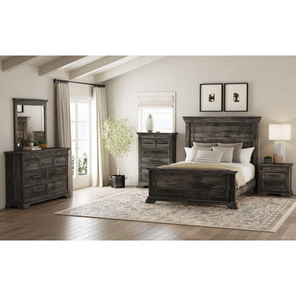 Elements International Park Ridge B - 13130 - 8 - QB Queen Panel Bed - American Furniture of Slidell