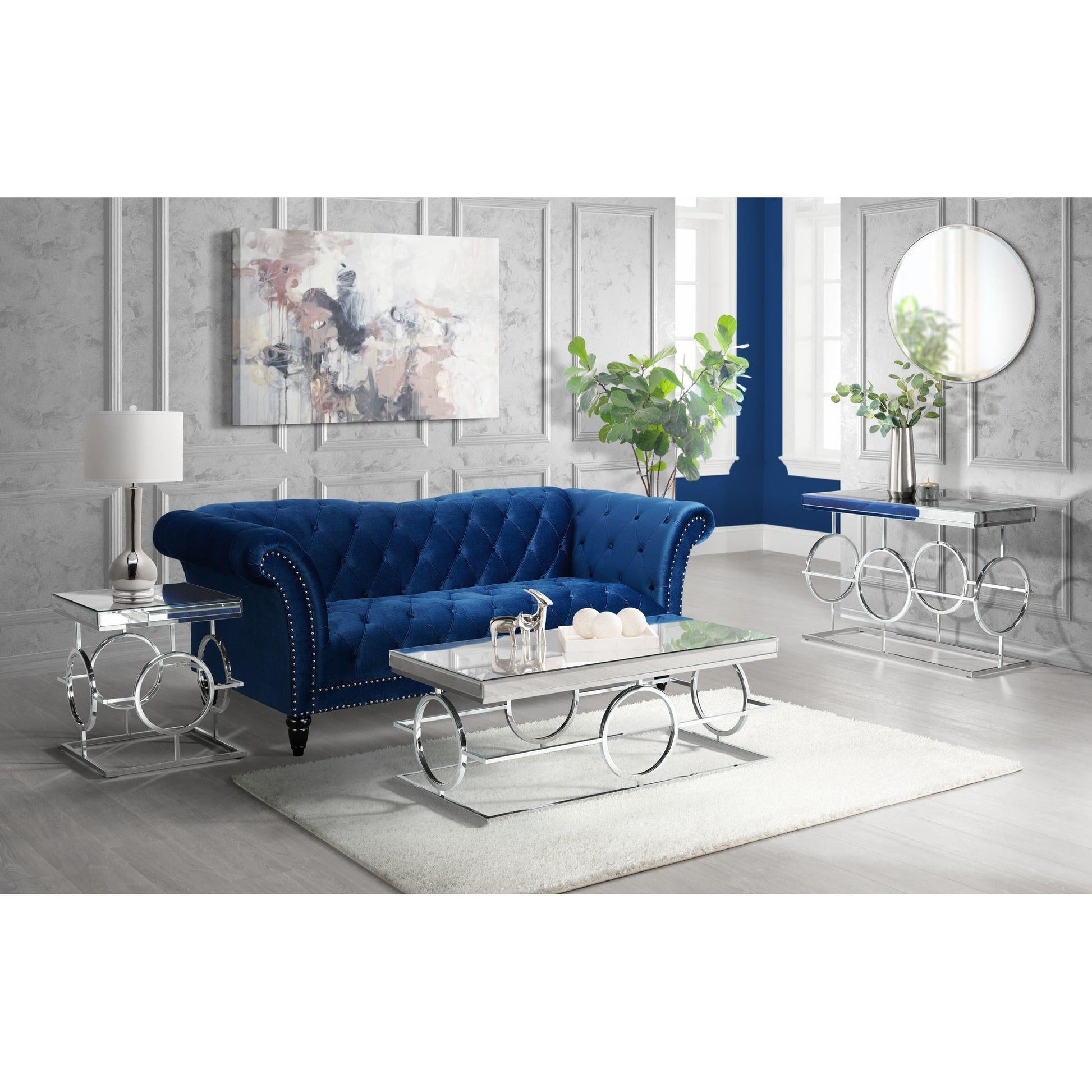 Elements International Pearl CTPL100ET End Table - American Furniture of Slidell