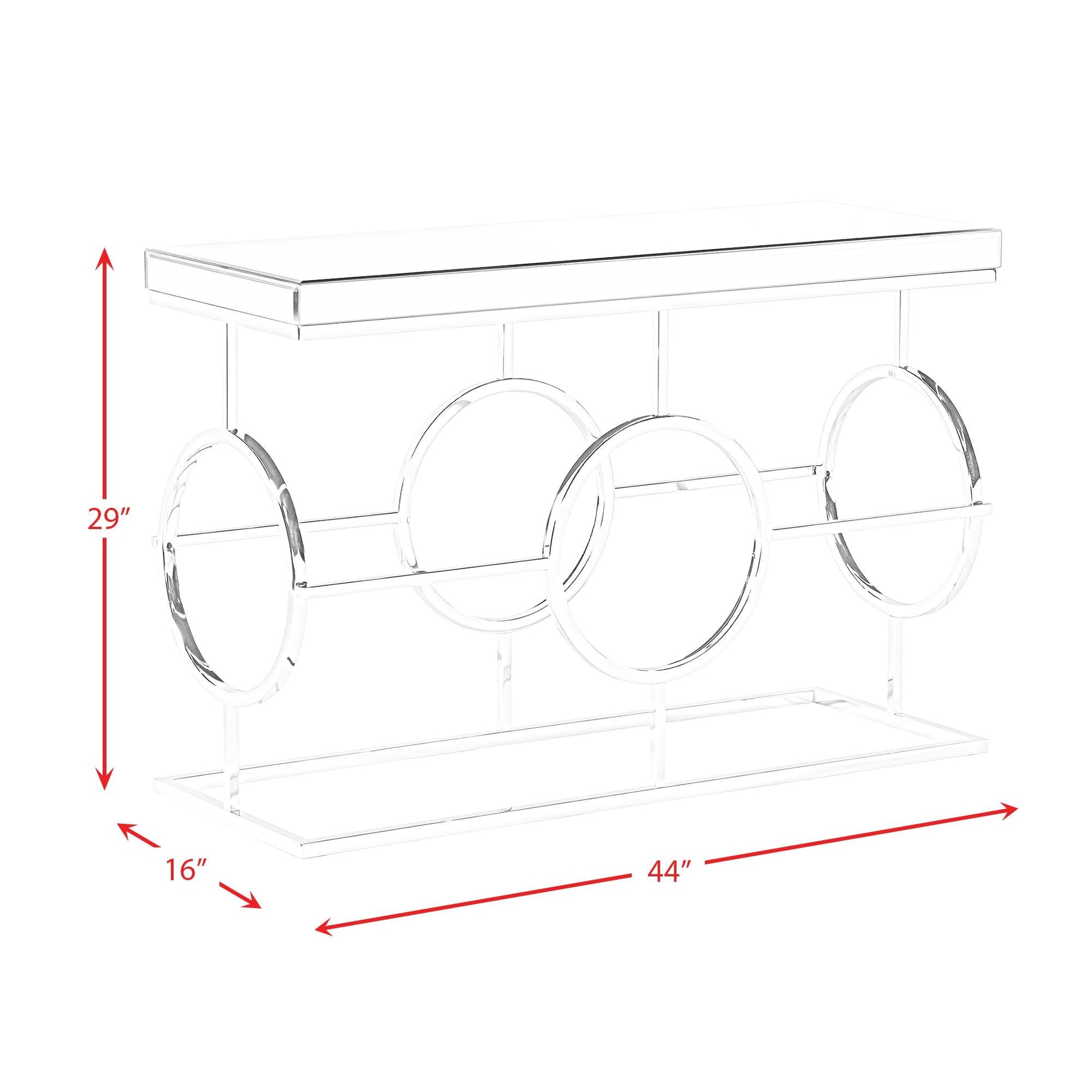 Elements International Pearl CTPL100ST Sofa Table - American Furniture of Slidell