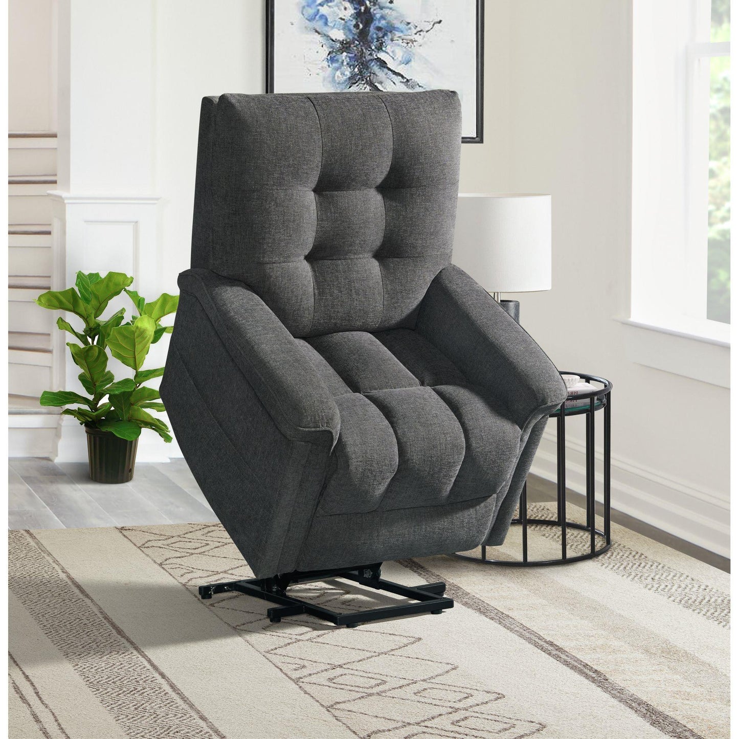 Elements International Pecos U - 4610 - 8490 - 108 Power Motion Lift Chair - American Furniture of Slidell