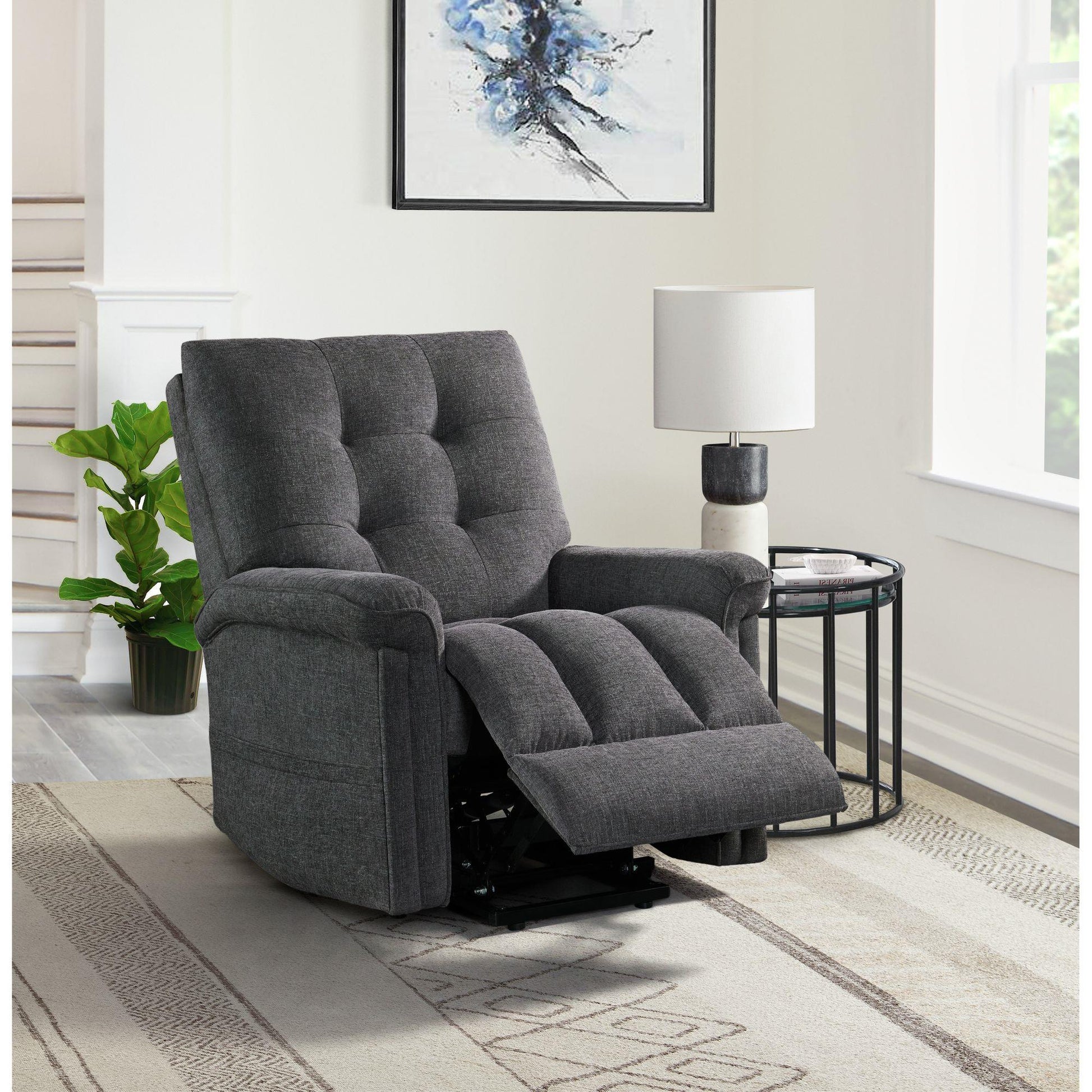 Elements International Pecos U - 4610 - 8490 - 108 Power Motion Lift Chair - American Furniture of Slidell