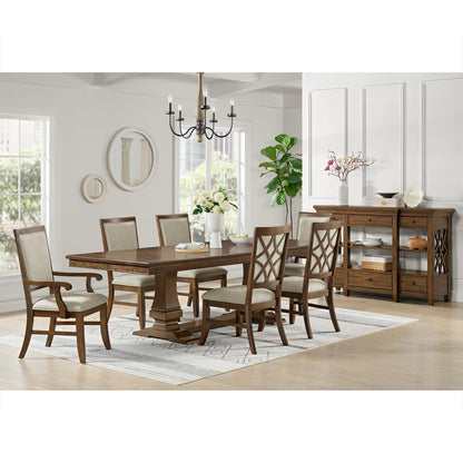 Elements International Phillipe D - 5210 - 5 - AC Dining Arm Chair - American Furniture of Slidell