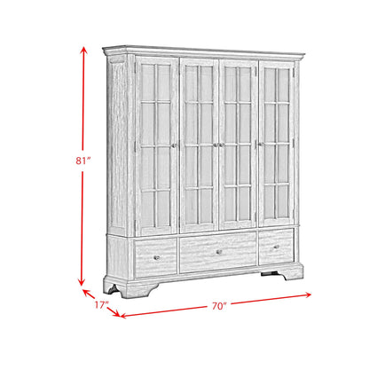 Elements International Phillipe D - 5210 - 5 - CRC Complete Curio - American Furniture of Slidell