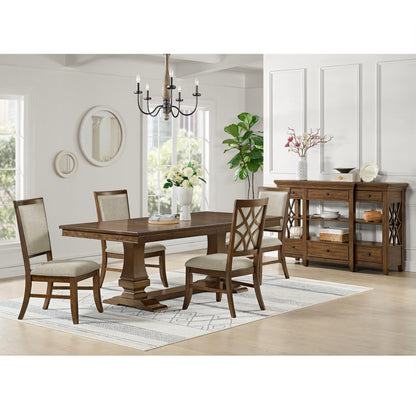 Elements International Phillipe D - 5210 - 5 - DT Dining Table - American Furniture of Slidell