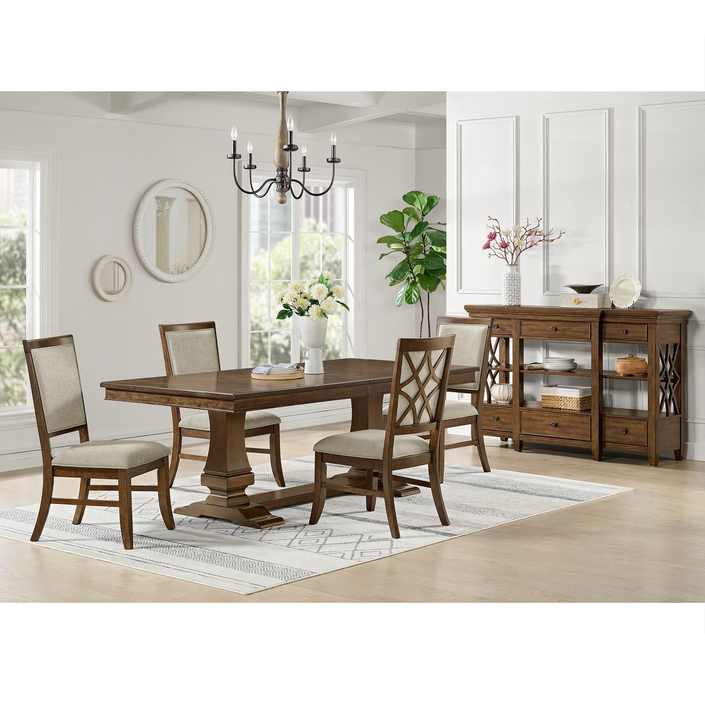 Elements International Phillipe D - 5210 - 5 - SC Dining Side Chair - American Furniture of Slidell