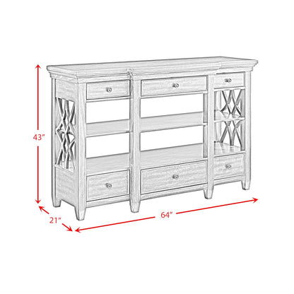 Elements International Phillipe D - 5210 - 5 - SV Server - American Furniture of Slidell