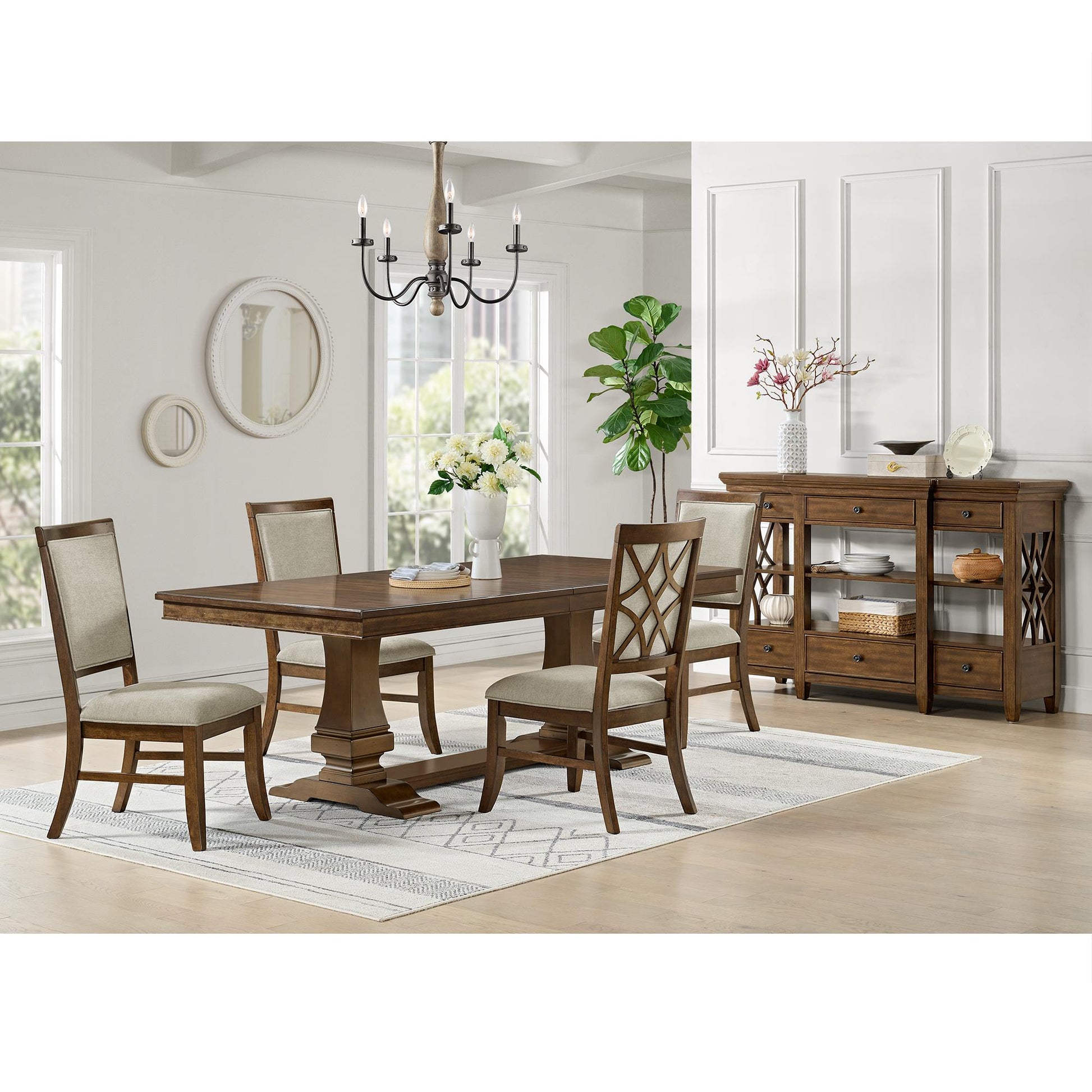 Elements International Phillipe D - 5210 - 5 - SV Server - American Furniture of Slidell