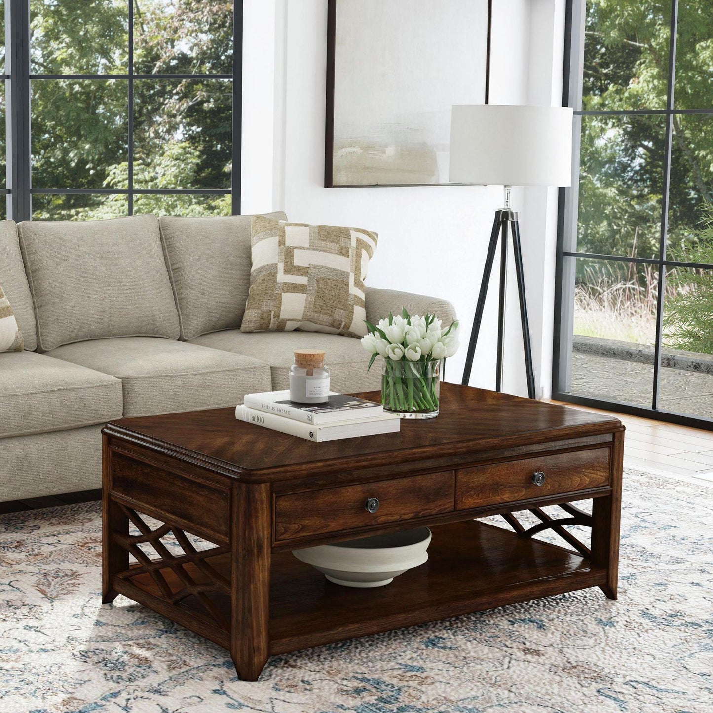 Elements International Phillipe T - 5210 - 5 - CT Lift - Top Coffee Table - American Furniture of Slidell