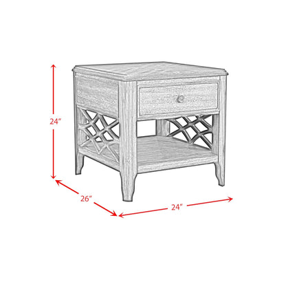 Elements International Phillipe T - 5210 - 5 - ET End Table - American Furniture of Slidell