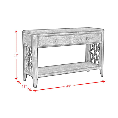 Elements International Phillipe T - 5210 - 5 - ST Sofa Table - American Furniture of Slidell