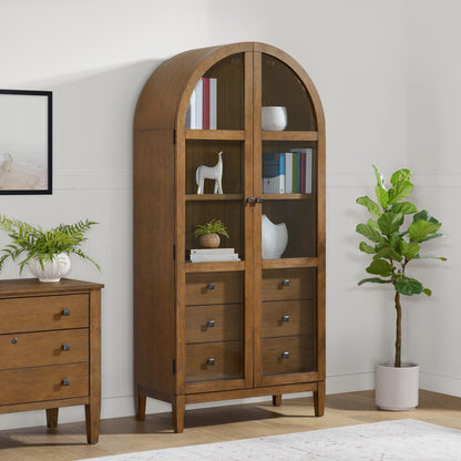 Elements International Portico H - 15970 - 6 - BC2 Display Cabinet - American Furniture of Slidell