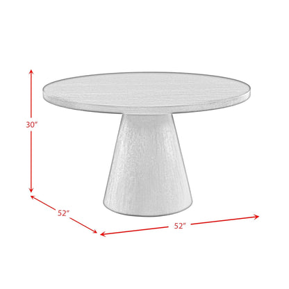 Elements International Portland D - 1710 - 5 - DT Round Dining Table - American Furniture of Slidell