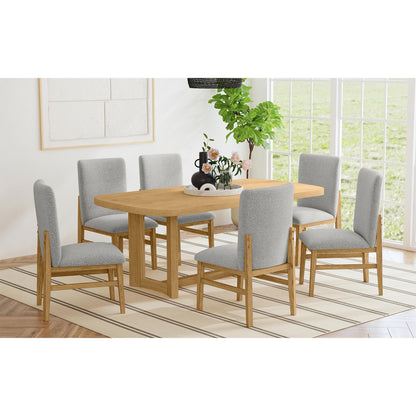Elements International Portland D - 1710 - 5 - DT2 Rectangular Dining Table - American Furniture of Slidell