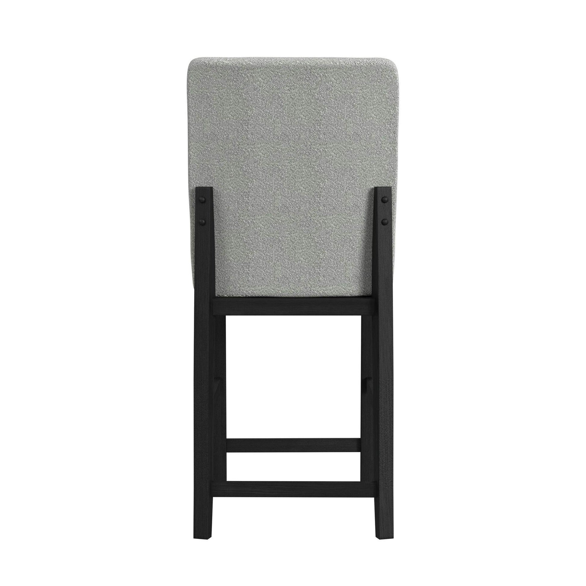 Elements International Portland D - 1710 - 8 - BST1 Square Back Barstool - American Furniture of Slidell