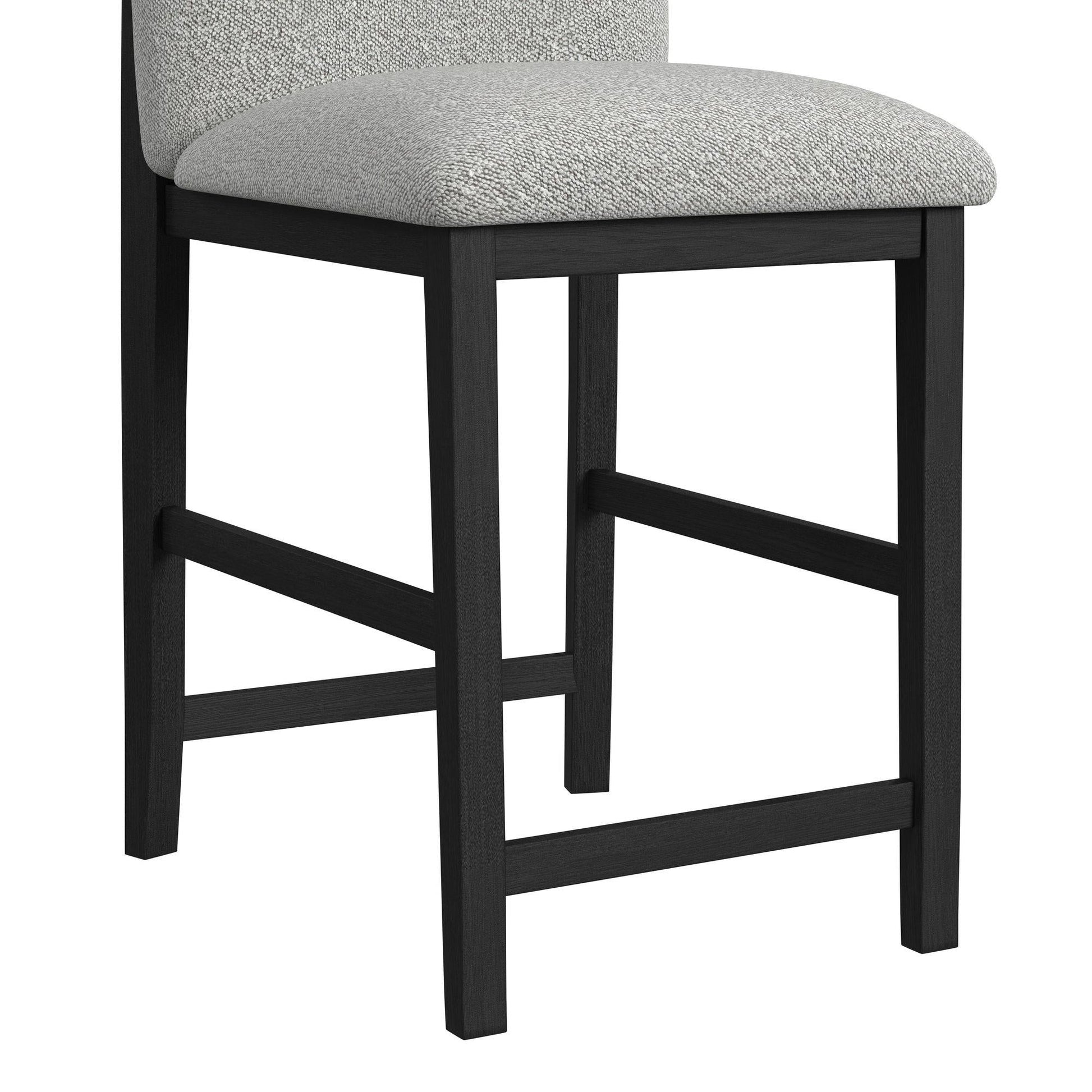 Elements International Portland D - 1710 - 8 - BST1 Square Back Barstool - American Furniture of Slidell