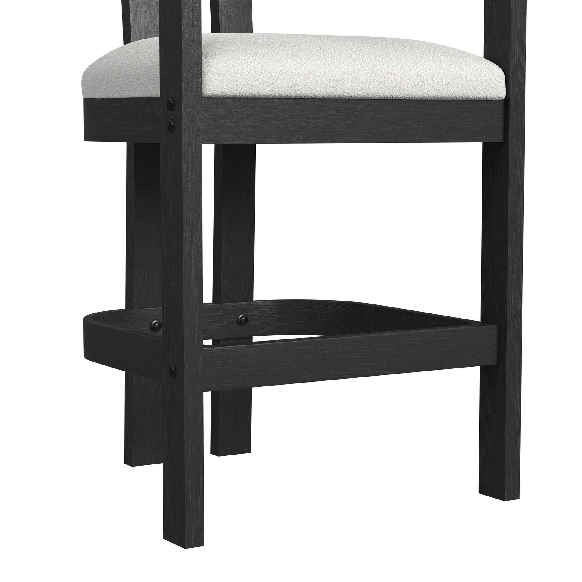 Elements International Portland D - 1710 - 8 - BST3 Arm Barstool - American Furniture of Slidell
