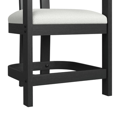 Elements International Portland D - 1710 - 8 - CST3 Arm Counter Stool - American Furniture of Slidell