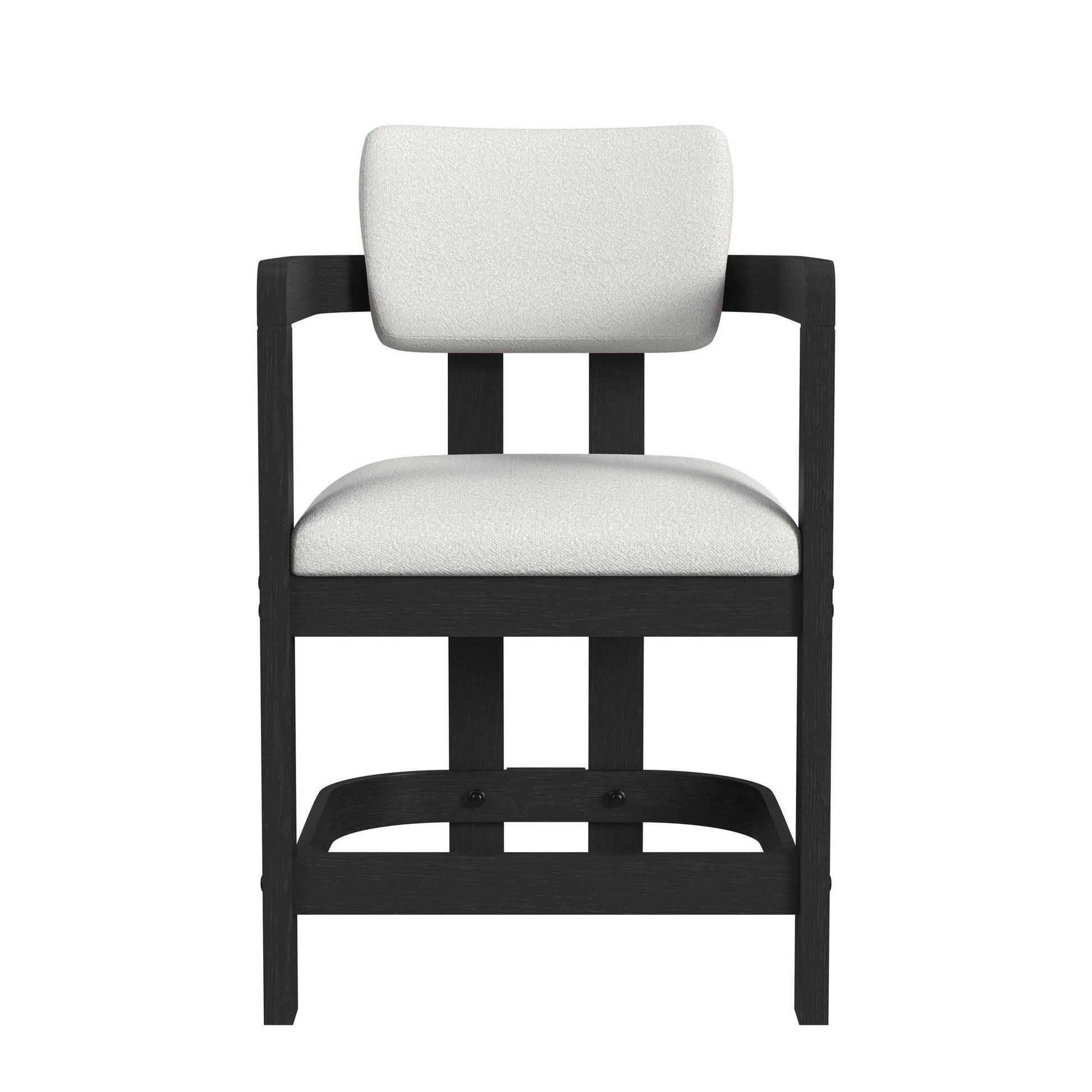 Elements International Portland D - 1710 - 8 - CST3 Arm Counter Stool - American Furniture of Slidell