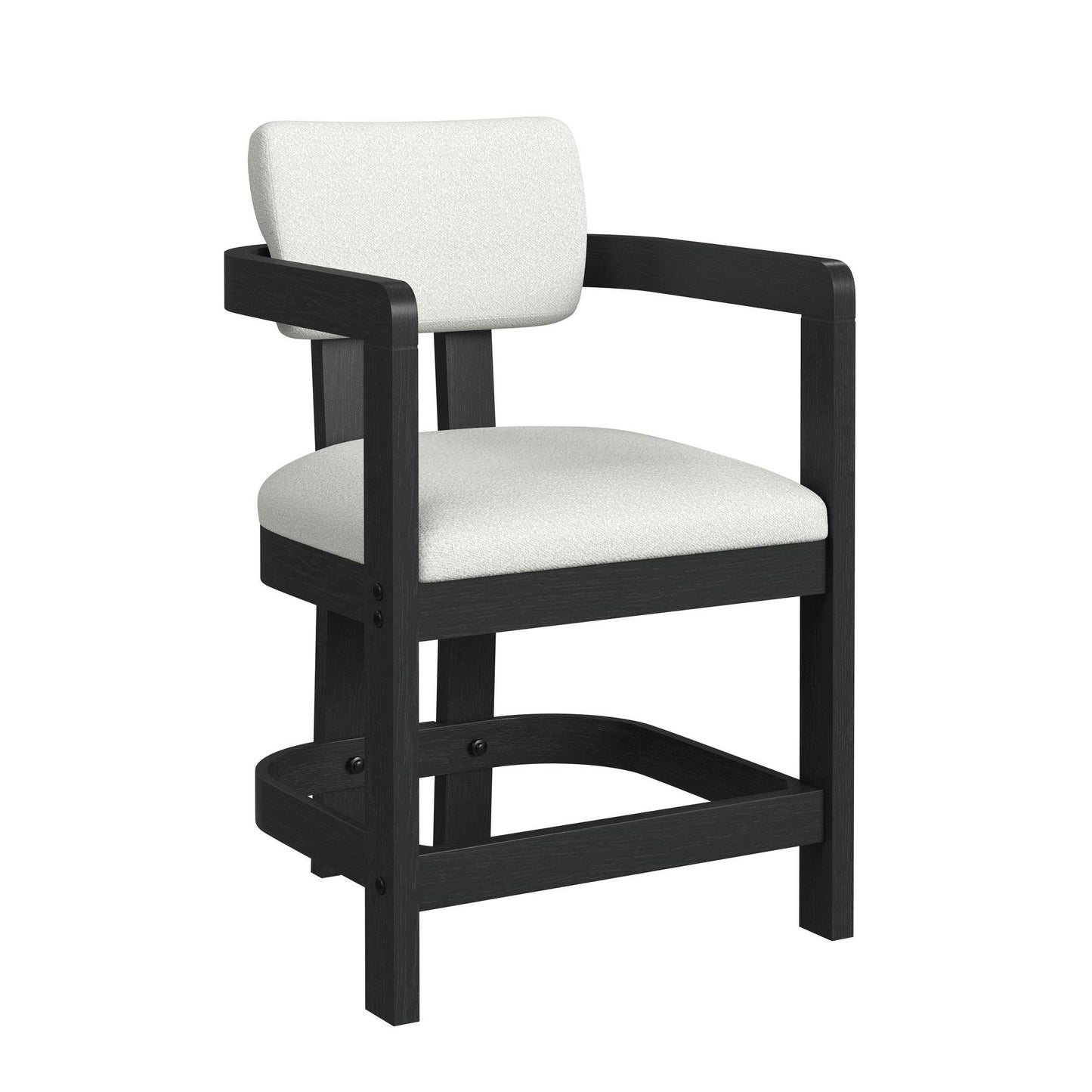 Elements International Portland D - 1710 - 8 - CST3 Arm Counter Stool - American Furniture of Slidell