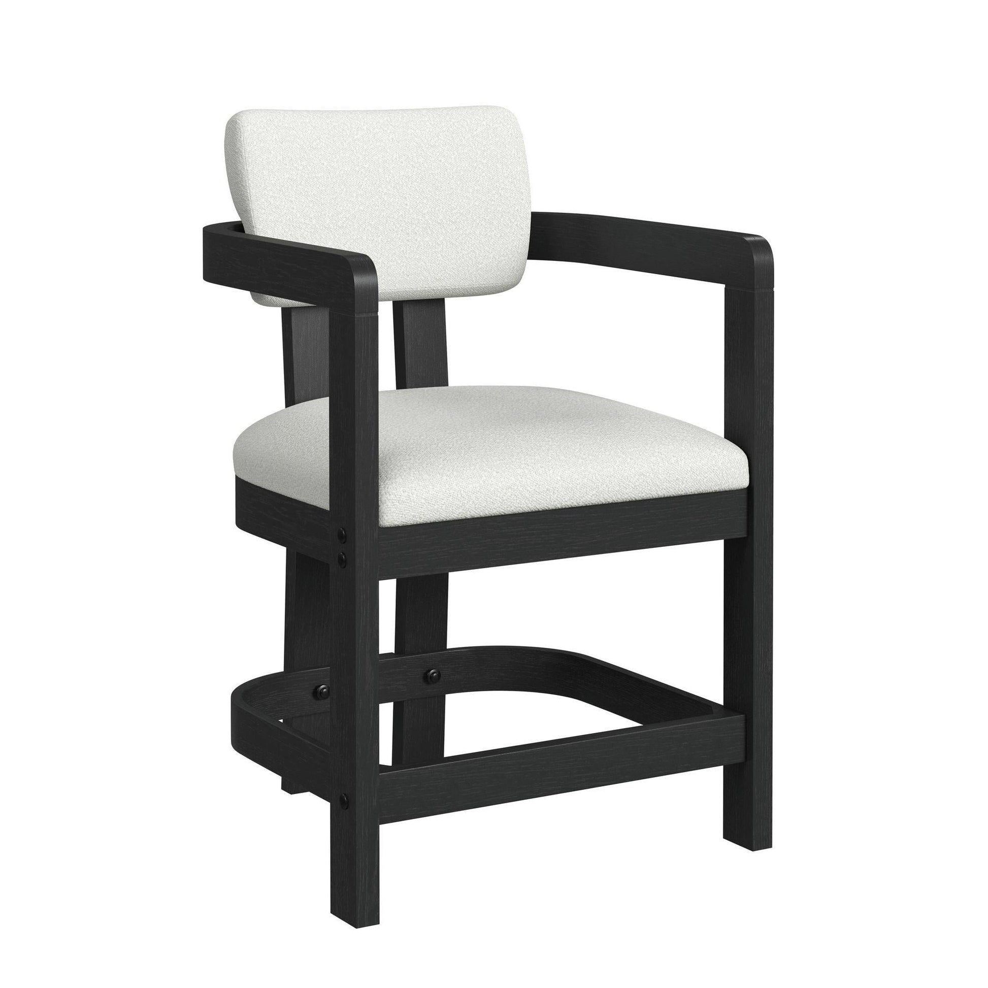 Elements International Portland D - 1710 - 8 - CST3 Arm Counter Stool - American Furniture of Slidell