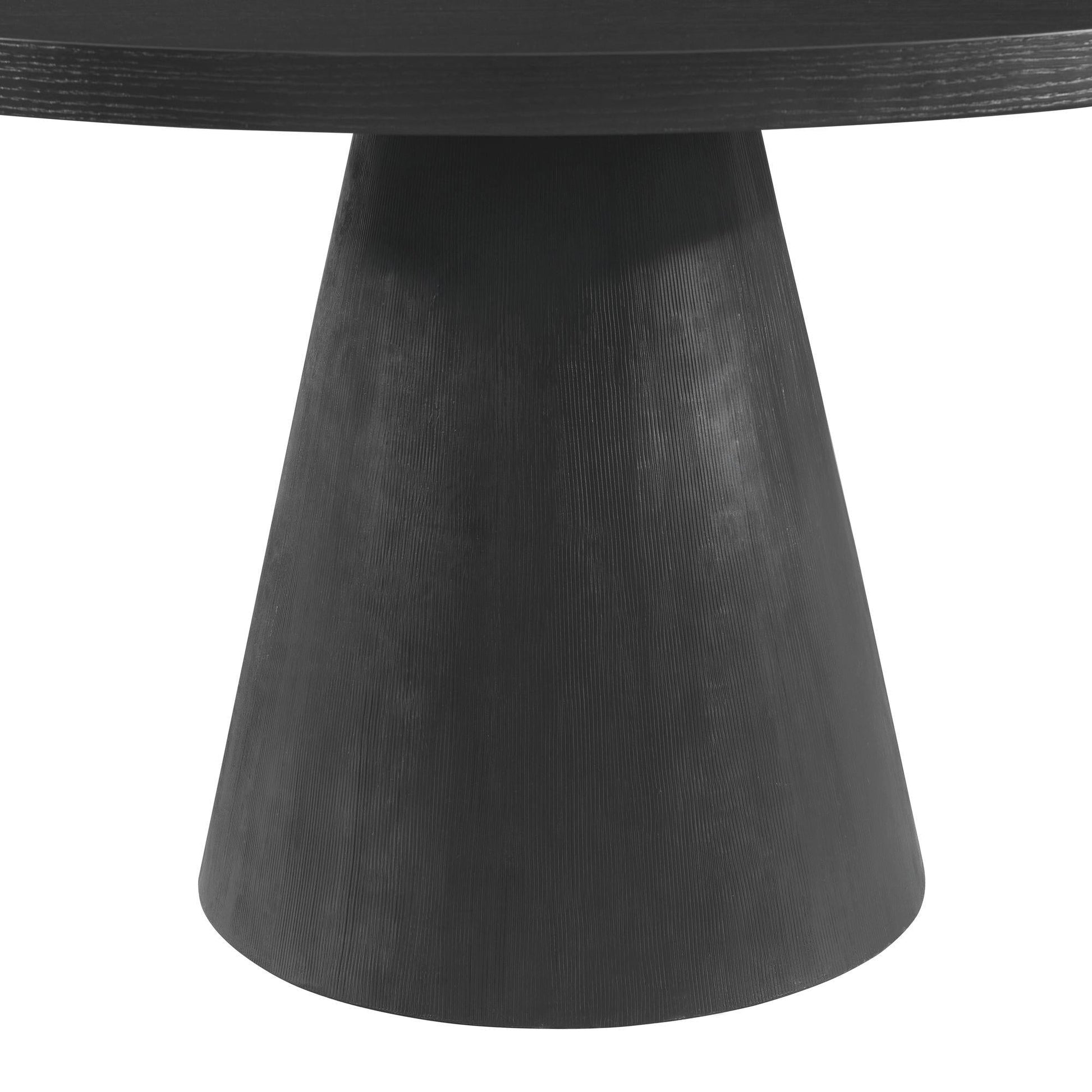 Elements International Portland D - 1710 - 8 - DT Round Dining Table - American Furniture of Slidell