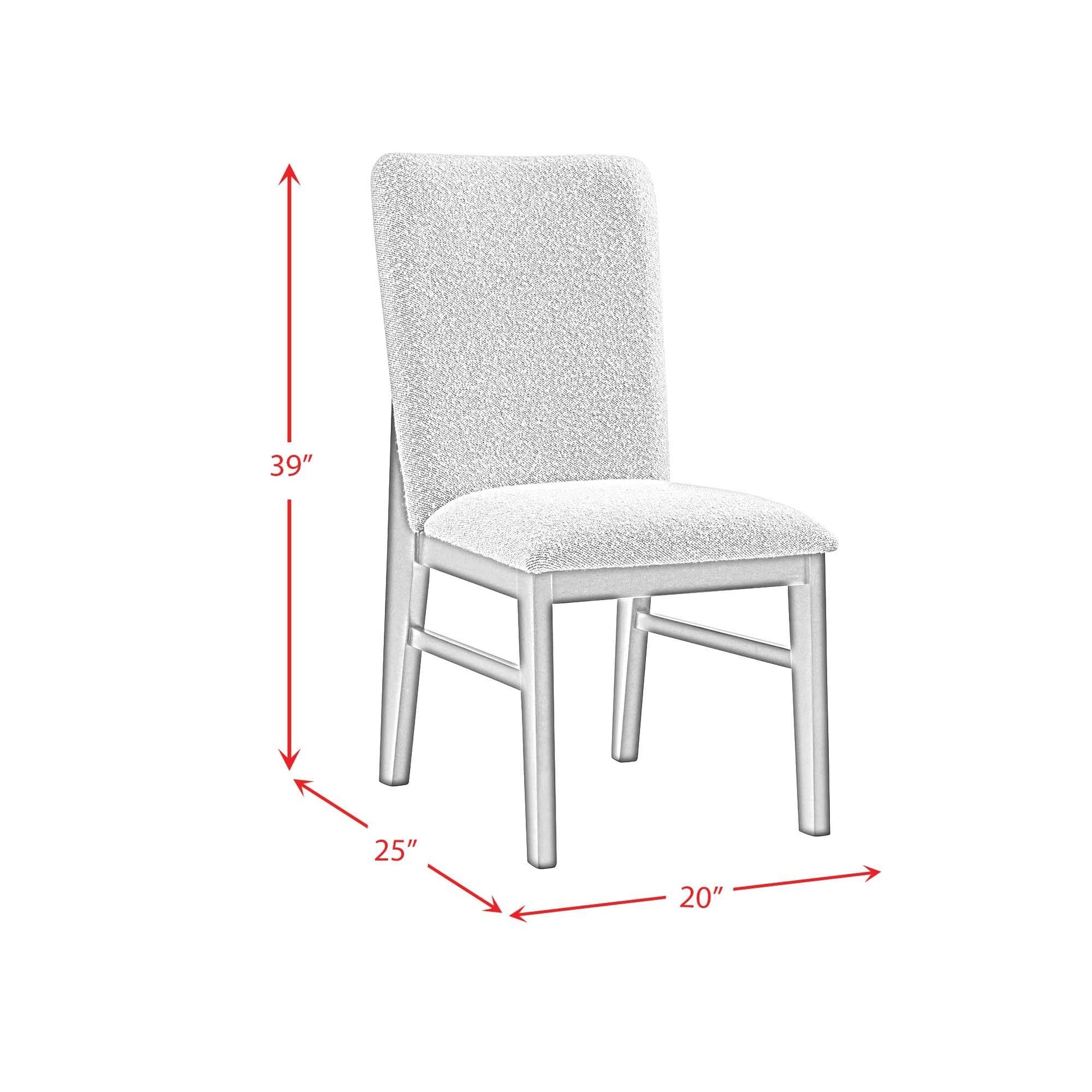 Elements International Portland D - 1710 - 8 - SC1 Side Chair - American Furniture of Slidell