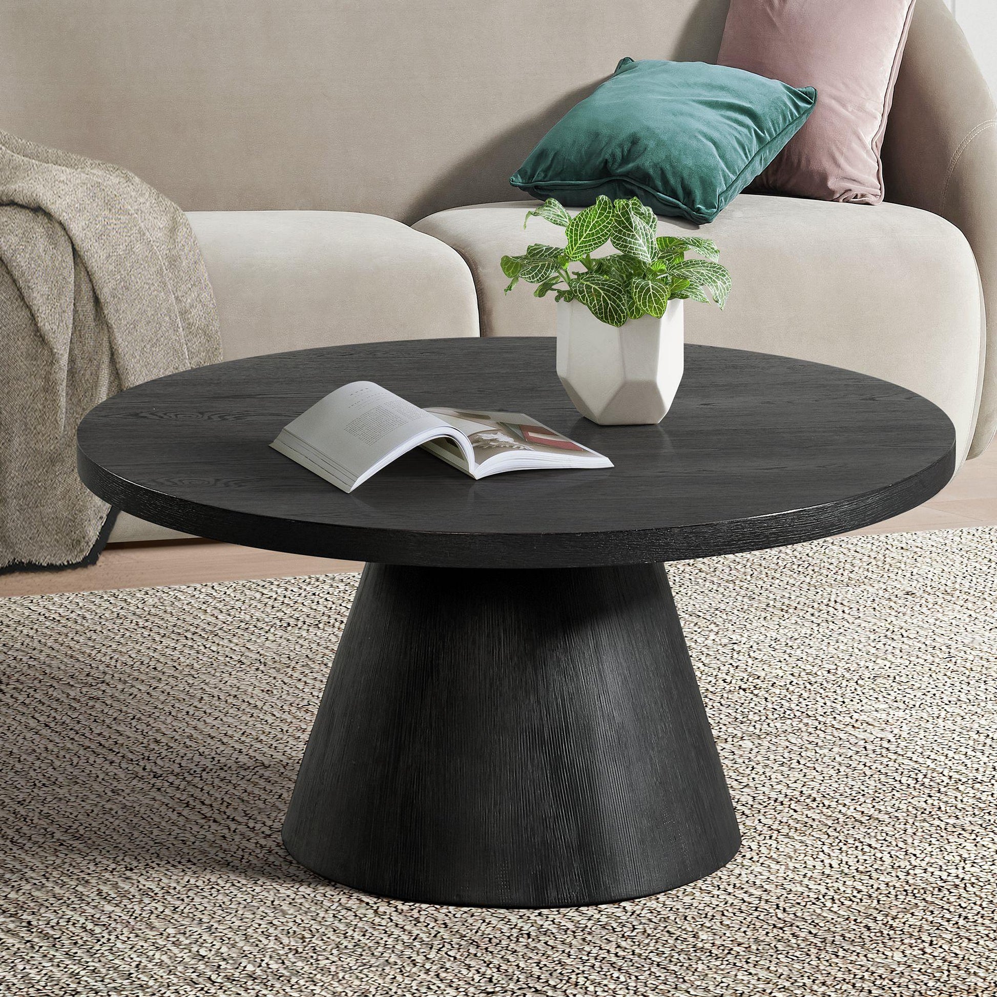 Elements International Portland T - 1710 - 8 - CT1 Round Coffee Table - American Furniture of Slidell