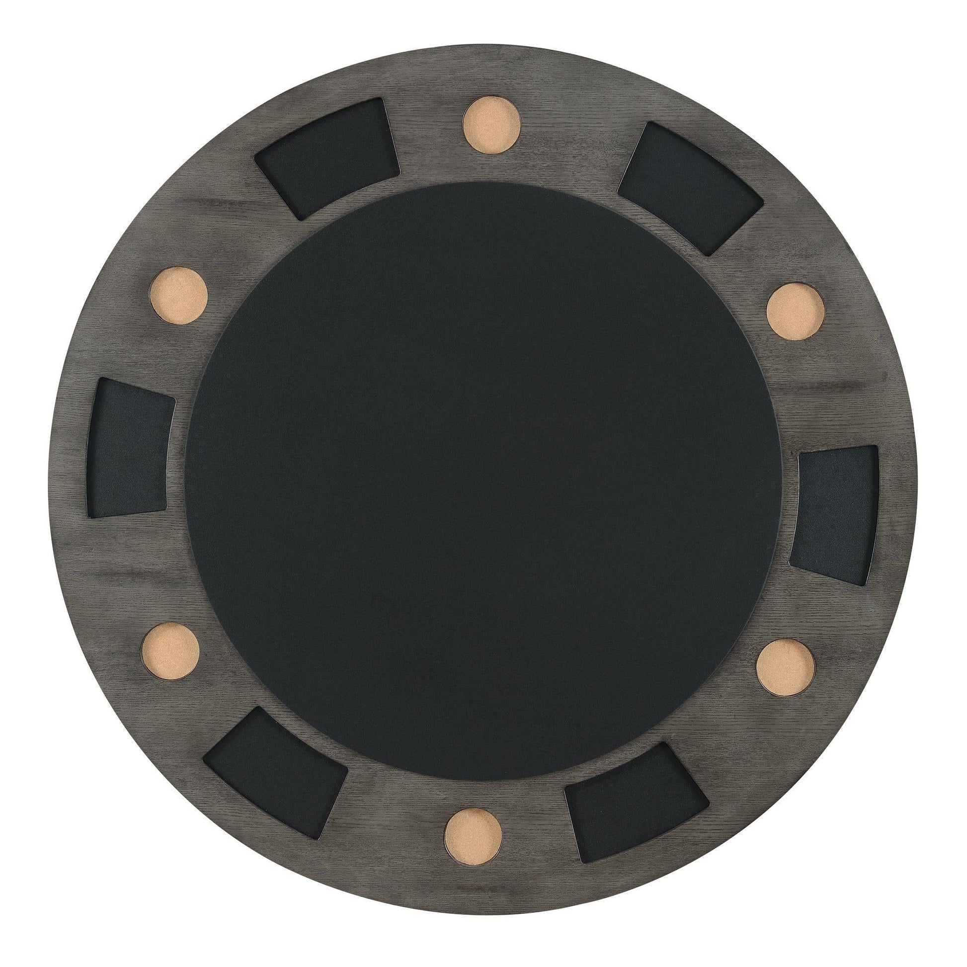Elements International Prince GTPR100GT Round Game Table - American Furniture of Slidell