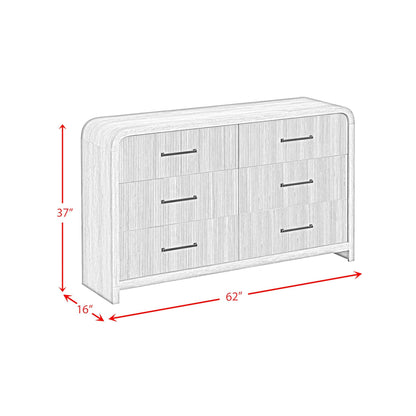 Elements International Ridgemont B - 14440 - 6 - DR 6 - Drawer Dresser - American Furniture of Slidell