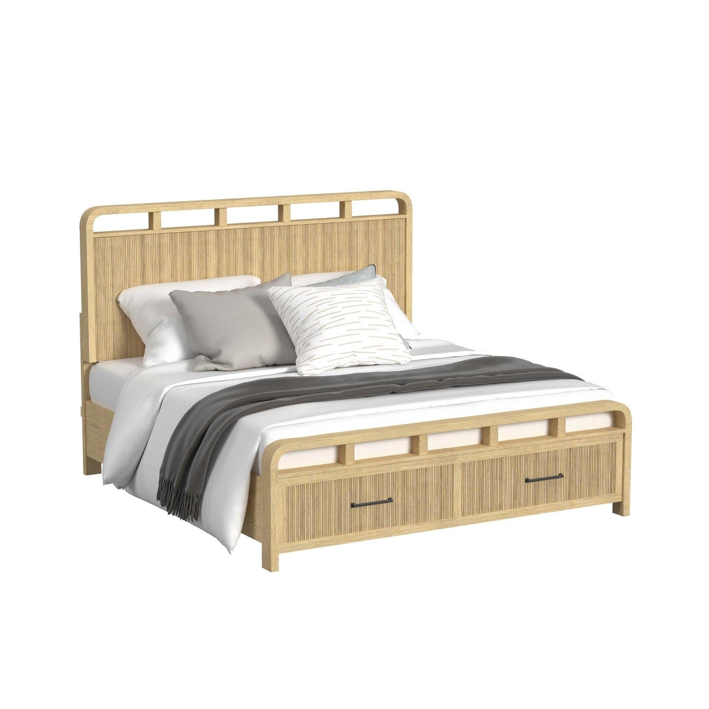 Elements International Ridgemont B - 14440 - 6 - KSB King Storage Bed - American Furniture of Slidell