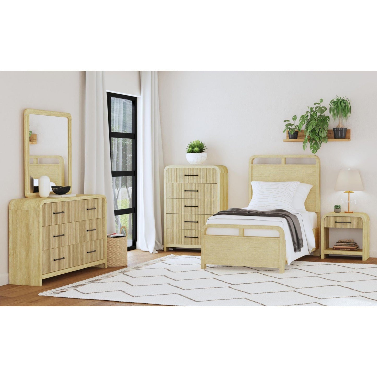 Elements International Ridgemont B - 14440 - 6 - NS1 1 - Drawer Nightstand - American Furniture of Slidell