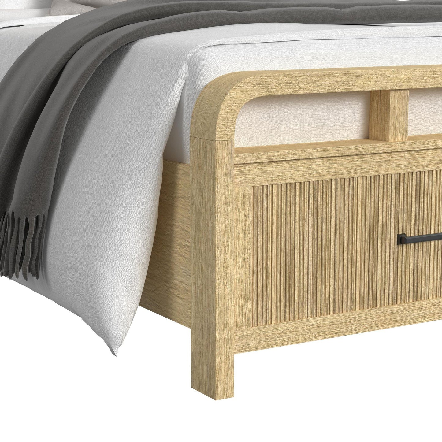 Elements International Ridgemont B - 14440 - 6 - QSB Queen Storage Bed - American Furniture of Slidell